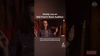 Geddy Lee on Neil Pearts rush Audition shorts [upl. by Viehmann622]