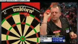 Mervyn King 170 checkout against Roland Scholten [upl. by Nozicka860]