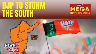 News18 Mega Opinion Poll Karnataka May Go Saffron Give 25 of 28 Seats to BJPled NDA [upl. by Aryad99]