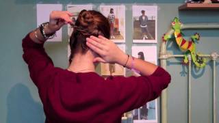 Tutoriel Coiffure n°8   Chignon torsadé pour les fêtes [upl. by Liw397]