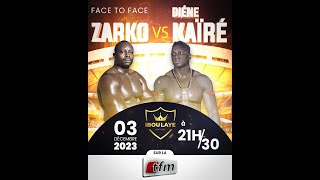 🚨TFM LIVE FACE2FACE  Zarco vs Diène Kaire  03 Décembre 2023 [upl. by Nrevel65]