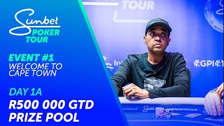 SunBet Poker Tour GrandWest  Welcome To CPT  Day 1A [upl. by Noillimaxam]