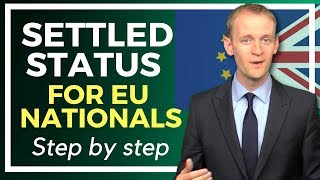 SETTLED STATUS Step by step 🔔for EU nationals in the UK ✅️ [upl. by Anitirhc147]