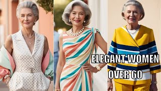 Trendy Casual Clothes For 60 year Old Woman [upl. by Akessej]