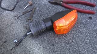 gsxr 20002005 600 amp 750 DIY flush mount turn signals [upl. by Aner]