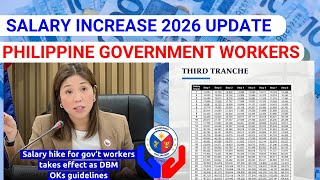 SSL Table 2026 Salary Increase Update Schedule 3rd Tranche for Philippine Government Workers [upl. by Maghutte]