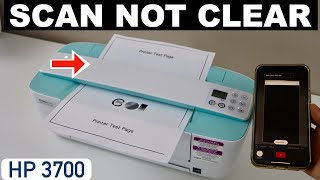 HP DeskJet 3700 Scanner not Working  How To Improve Scan Quality [upl. by Sonnnie]