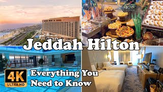 Jeddah Hilton Hotel Saudi Arabia incl Executive Lounge Everything You Need to Know in 4K [upl. by Webb]