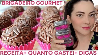 BRIGADEIRO GOURMET receita detalhada  sugestão de venda [upl. by Helbonnah787]