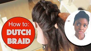 How To Dutch Braid  German Tutorial  All About BRAIDS [upl. by Camellia249]