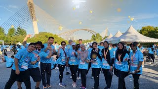 Panasonic Cooking Healthy Fun Run 5km  ROHAS  Anjung Floria  Putrajaya [upl. by Cestar]