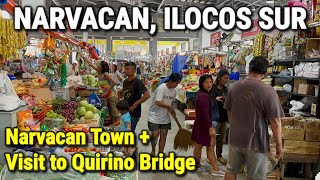 Philippines🇵🇭 EXPLORE ILOCOS SUR  NARVACAN TOWN Walking Tour  Visit to the ICONIC QUIRINO BRIDGE [upl. by Chuu]