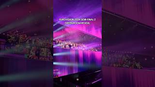 Eurovision 2024 SemiFinal 2 GREEN Room Reveal 🤩 esc2024 [upl. by Nnair]