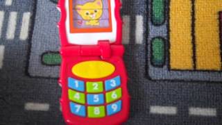 FisherPrice Brilliant Basics Friendly Flip Phone toy [upl. by Nylarahs]