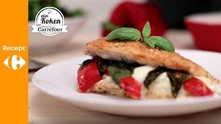 Kip uit de oven met basilicum en mozzarella [upl. by Ailis]