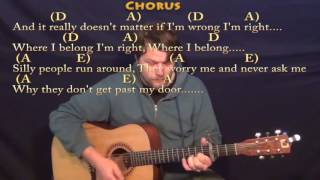 Fixing A Hole The Beatles Guitar Lesson Chord Chart with OnScreen Lyrics [upl. by Hike621]