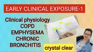 Clinical physiology 1COPD  EARLY CLINICAL EXPOSUREmbbs [upl. by Imeka150]