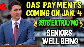 OAS Payment 978 Per Month Coming For Seniors Just In Few days  Canada Revenue Agency CRA [upl. by Porte]