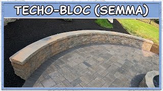 How To Build a Curved Block Sitting Wall  TechoBloc Semma [upl. by Riamo]