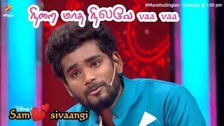 Samvishal sing niraimadha nilave vaa vaa song in murattu single set [upl. by Coleen]