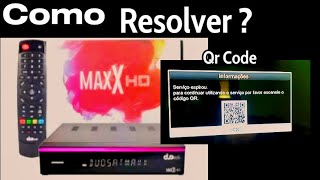 Duosat Maxx HD qr code codificado solução  atualização funciona [upl. by Zacharia]