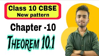 Theorem 101 Chapter 10 Class 10th NCERT l CBSE l Easy Concept [upl. by Yoc]