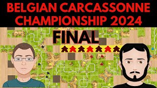 Belgium Carcassonne Championship 2024 FINAL [upl. by Adihahs]