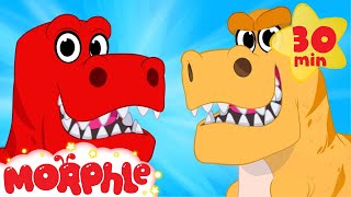 My Pet Dinosaur Morphle Goes Back In Time  My Magic Pet Morphle animations for kids with dinosaurs [upl. by Eidnam377]