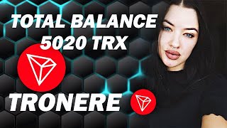 ✅TRONERE  Best New TRX Mining Platform   Full Review [upl. by Odnomyar]