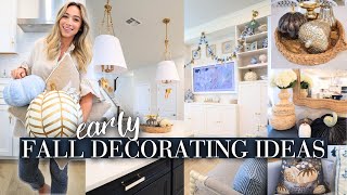 Early FALL DECORATING IDEAS 2024  DIY Fall Home Decor [upl. by Toiboid]