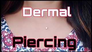 Dermal Piercing  How to take care of it  KIARAHSA [upl. by Drahnreb]