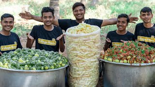 200 KG BHUNGLA BATAKA  Bhavnagari Bataka Recipe  50K Subscribers Special  Village Rasoi [upl. by Narrad]