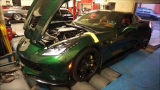 Procharged HeadCam C7 Dyno Tuning Tune Time Performance [upl. by Cumine]