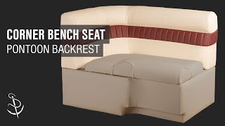 How to Reupholster a Pontoon Corner Bench BACKREST [upl. by Kudva372]