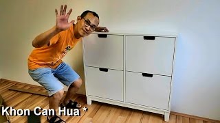 How to assemble Ikea Stall shoe cabinet with 4 compartments [upl. by Clarinda]