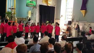 Sapagkat Ang Diyos Ay Pagibig  Choir of Sta Cecilia Accmp by Myron on the Yamaha Electone EL90 [upl. by Hanah25]