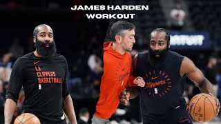 James Harden Has the Smoothest PreGame Workout [upl. by Sianna]