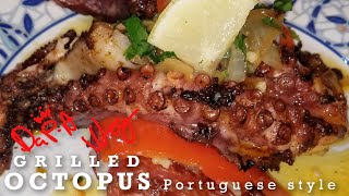 Grilled Octopus Recipe  Portuguese style grilled octopus [upl. by Kantor]