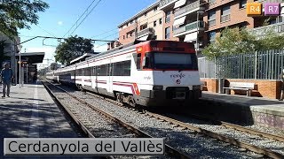 Rodalies Barcelona  Cerdanyola del Vallès R4  R7  R12  Renfe 447 [upl. by Hume]