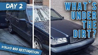 First Wash In 7 Years  Volvo 850 Restoration [upl. by Nali539]