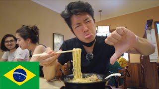 Japanese guy reacts to BEST JAPANESE RAMEN in São Paulo🇧🇷 [upl. by Auberon987]