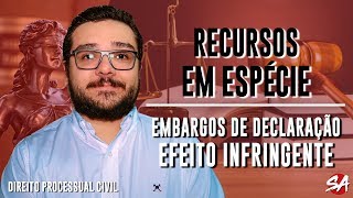 EMBARGOS EM PROCESSO PENAL  Embargos de Declaração  Embargos Infringentes  RECURSOS EM ESPÉCIE [upl. by Mickelson]