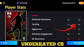 95 Defensive Awareness  94 Tackling  Underrated CB Standard Player Efootball 2024 [upl. by Izawa]