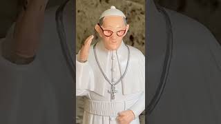 Hand Waving Pope Figurine Solar Powered [upl. by Tonya795]