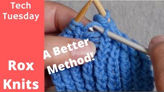 Fixing Mistakes EASIEST Method for Laddering Up a Column of Twisted Stitches  Technique Tuesday [upl. by Zoarah269]