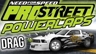 OUTDATED FASTEST CARS ON DRAG RACES ★ NFS Pro Street RPM changed to 10000 [upl. by Harias]