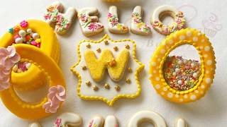 Hello Yellow Wilton New Logo Cookies  Easter Themed Cookies [upl. by Bethanne650]