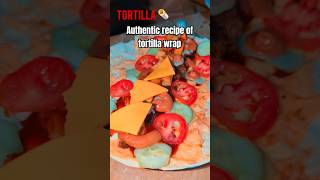 Super Doper Tortilla WRAP 🌯 loaded foodshorts [upl. by Kelwen]