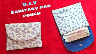 Craft Your Own Sanitary Napkin Holder Pouch  DIY Pouch Tutorial for Feminine Hygiene Essentials [upl. by Purity]