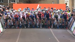 Cyclocross Hulst Men Elite 50fps 30 Dec 2023 [upl. by Werdma]